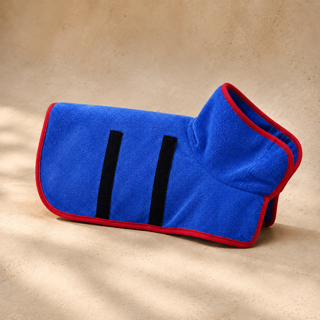 WagDry Drying Robe — No More Damp Dog, No More Wet Floors